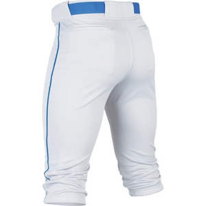 Wholesales Custom Full Sublimation Baseball Pants Youth <b>White</b> Baseball <b>Knickers</b> - Product Image 6