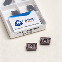 Plaquettes de fraisage en carbure de tungstène APKT100305/08PDTR APKT160404/08PDTR pour usinage CNC de l'acier inoxydable