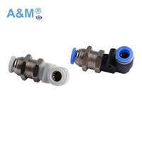Haute qualité Plm L Buckhead Union connecteur nickelage laiton raccord pneumatique pièces pneumatiques