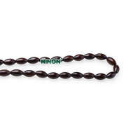 Manik-Manik Oval Buatan Tangan Winon 6*10mm 33/99 Butir Tasbih Muslim Misbaha