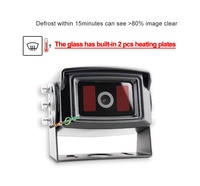 Étanche 12-32V Volt sauvegarde 6pin teyes chauffage système de caméra de recul pour Cargo Van isuzu dmax