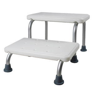 Tabouret à double niveau en alliage d'aluminium et plastique, antidérapant, pour salle de bain, douche, baignoire, pour personnes âgées, capacité de 150 kg - Product Image 5