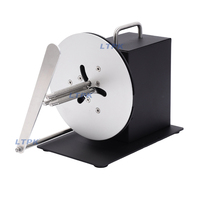 Imprimante d'étiquettes portable semi-automatique avec enrouleur de rouleaux sans tambour pour sacs, cartons et bouteilles