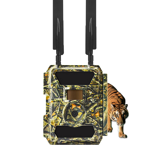 1080P 30FPS 24MP IP66 APP Control with Cloud Service IR Cellular Trail Camera 4G Hunting Camera Motion Sensor 4g