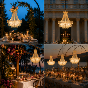 <span class=keywords><strong>Lampadario</strong></span> Moderno Decorativo in Cristallo <span class=keywords><strong>per</strong></span> Matrimoni, <span class=keywords><strong>Lampadario</strong></span> da Esterno <span class=keywords><strong>per</strong></span> Eventi e Giardini - Product Image 2