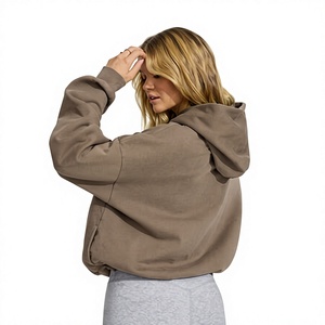 EVERGLOW Women'<b>s</b> Casual Winter Terry Hoodie-Latest Design Full Zip-Up 100% Cotton <b>Tie</b> Dye Breathable ODM - Product Image 1