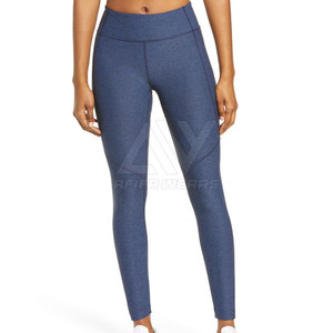 Mallas de Yoga de cintura alta de secado rápido con servicio OME personalizadas, pantalones lisos con estampado de licra, piernas, cintura elástica, nuevo diseño, talla grande XL - Product Image 4