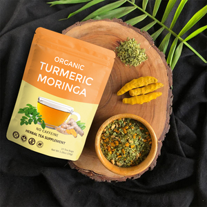 Private Label OEM Customize <strong>Organic</strong> Turmeric Root with Moringa <strong>Tea</strong> <strong>Herbal</strong> Blend <strong>Tea</strong> - Product Image 2