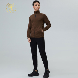 Stampa di etichette con Logo personalizzato all'ingrosso Design della tua tuta in poliestere di alta qualità manica lunga per gli uomini - Product Image 5