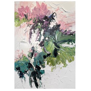 Hand Painted Oil Painting Abstract Art Canvas Wall Art <b>Large</b> Rectangle No <b>Frame</b> Living Room Decor - Product Image 5