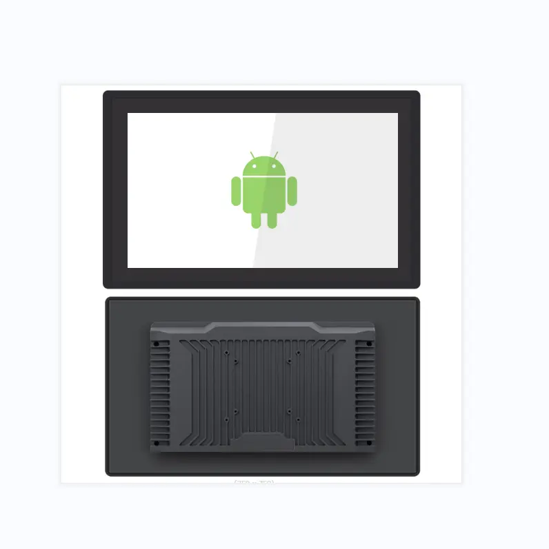 Aplikasi industri 7 inch Android all-in-one mesin LCD 1024600 16G RS232 monitor dengan panel sentuh