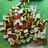 Set Ubin Mahjong Amerika Modern Mewah Edisi Golf Masters 2026, 160 Buah, Akrilik Berukir, Tahan Air, Tahan Lama, Profesional