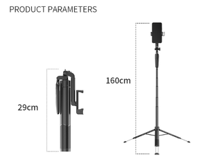 Phone Tripod Stand <b>Selfie</b> <b>Stick</b> Fill Light Live Streaming Bracket Universal Mini Multi-functional Mobile <b>Selfie</b> <b>Stick</b> - Product Image 5