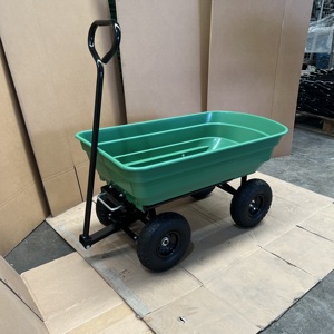 Heavy-Duty <strong>Towable</strong> Poly Utility <strong>Cart</strong> &amp; Dump Trailer Heavy-Duty Steel Dump Trailer <strong>Garden</strong> <strong>Cart</strong> for Sale - Product Image 6
