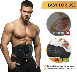 Máquinas de Fitness Ems, Equipo Inalámbrico de Electroestimulación Muscular, Tonificador Muscular, Dispositivo de Entrenamiento Abdominal, Fitness Deportivo - Product Image 2