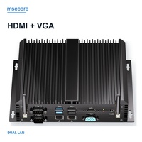 PC industriel à double LAN avec processeur Intel Core I7-8250U, WiFi 6, BT 5.1, VGA et double RAM DDR4 jusqu'à 32 Go