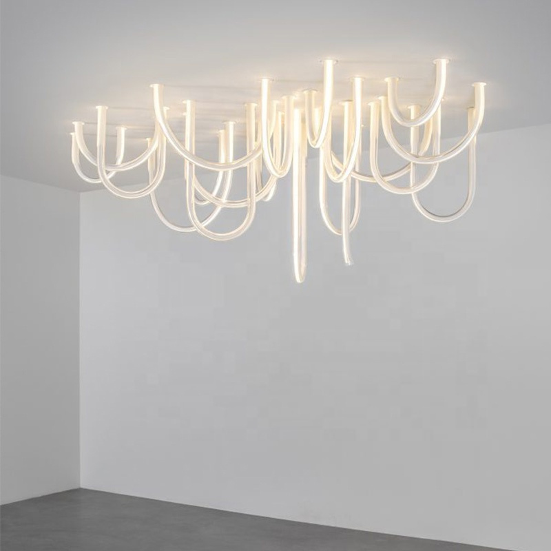 Modern LED Chandelier Pendant Lights for Living Room & Bedroom Customizable Materials Dimmable Home Lighting · image 4