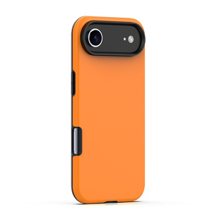 Coque de téléphone portable antichoc 2-en-1 en TPU+PC, motif imprimé <span class=keywords><strong>orange</strong></span>, pour iPhone 17 Air 18 16 15 14 13 Pro Max - Product Image 1