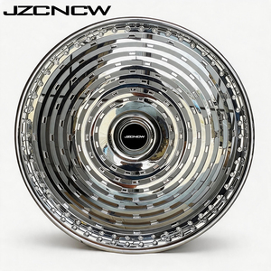 JZCNCW <b>2</b> Piece 3 Piece <b>Passenger</b> Car Wheels Tires 5x112mm Forged Wheels Rims for G14 G15 G16 F91 F92 F93 M8 X296 Z223 G90 - Product Image 1