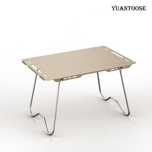 Mesa Plegable de Aleación de Aluminio Yuantoose 40x60x37cm, Mesa Portátil para Acampar al Aire Libre con Asa - Product Image 2