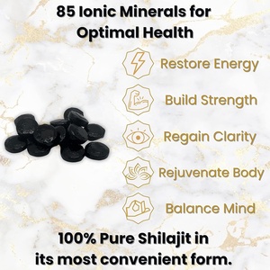 Shilajit organique professionnel OEM/ODM dans un supplément de santé en tablette authentique pour l'énergie, le soutien immunitaire - Product Image 5