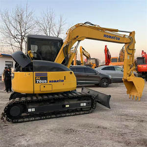Casi nueva condición Komatsu PC78US mini excavadora usada 7ton pc78 EPA certificado CE excavadora de segunda mano en stock - Product Image 2