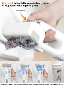 5 in 1 Luxury Cordless Multifunctional Portable Pet Grooming <b>Vacuum</b> Handheld Cat <b>Dog</b> Deshedding Grooming Hair Removal Brush - Product Image 3