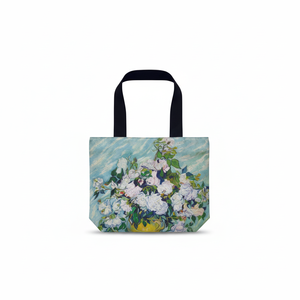 AU-01801 Tote Bag da donna L Van Gogh Art Design "rose bianche" - Product Image 1