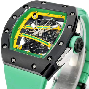 Montre mécanique pour homme avec verre saphir, cadran en céramique ou en fibre de carbone en option, idéale pour les soirées nautiques et les vacances haut de gamme - Product Image 2