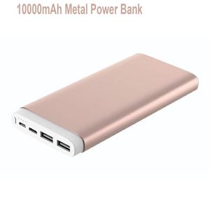 Phong cách mới siêu mỏng tái chế nhôm mỏng ngân hàng điện 10000mAh Polymer Battery Charger <span class=keywords><strong>rabs</strong></span> ngân hàng điện với đèn LED - Product Image 5
