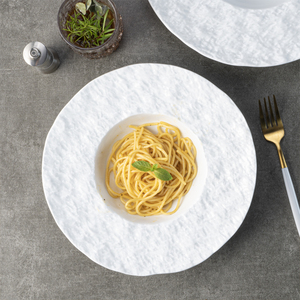 YAYU, Estilo Vintage, porcelana, forma de piedra, catering blanco, ensalada de sopa, plato hondo, tazón poco profundo, platos japoneses de cerámica - Product Image 5