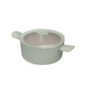 Balance Sage Non-Stick Casserole With Lid Sage Green 24 X 11.50 Cm - Product Image 1