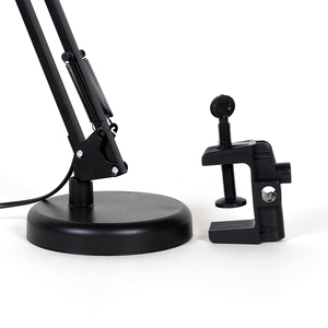 Lámpara de Escritorio con Brazo Oscilante de 110-240V con Base y Abrazadera - Product Image 2