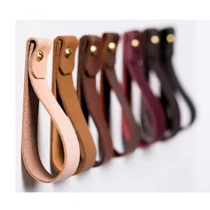 2021 YY Crochet <span class=keywords><strong>mural</strong></span> en cuir moyen pour <span class=keywords><strong>porte</strong></span>-serviettes de salle de bain - Product Image 1