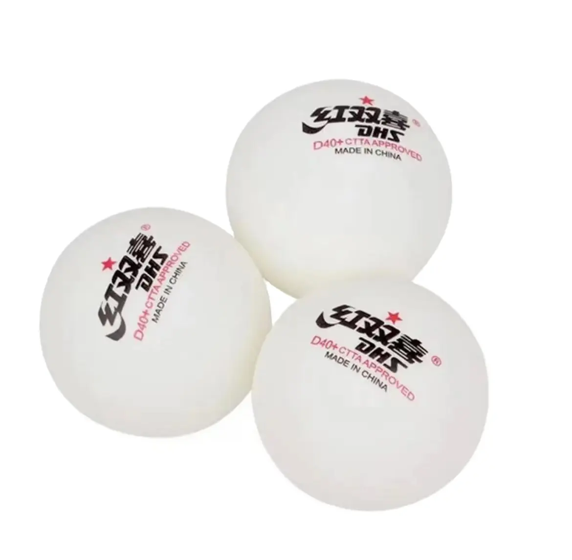 All'ingrosso professionale di alta qualità nuovo materiale ABS 1 stella bianco 40 + palline da ping pong