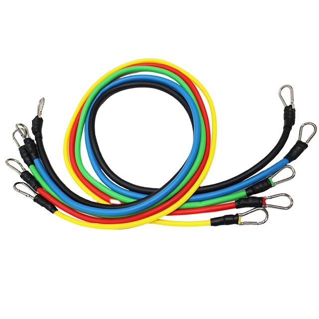 Oem, тренажерный зал, фитнес, набор латексных трубок с набором из 5 трубок сопротивления, дверной анкер, ремни на лодыжку, пенопластовые ручки, сумка для переноски