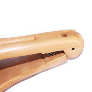 Wooden Handle Folding Cleaning <b>Brush</b> with Soft Boar Bristle - Product Image 2