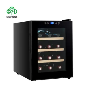 Factory Custom Erp Lcd Display 12 Bottles 33 Liters Best Built Thermoeletric Wine Cooler