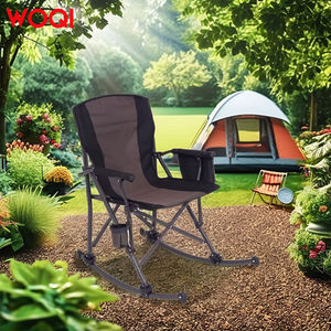 WOQI في الهواء الطلق قوي وسلس هزاز قابل للطي للبالغين كرسي مستلق في الحديقة للتخييم - Product Image 5