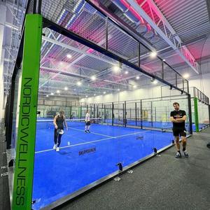 Cancha de Pádel Panorámica Completa APEX con Luces LED de 200W y Doble Recubrimiento en Polvo con <span class=keywords><strong>Zinc</strong></span> - Product Image 5