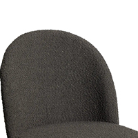 Chaise de salle à manger moderne et confortable avec dossier pour la maison, l'hôtel ou les négociations – Chaise de salle à manger simple et décontractée