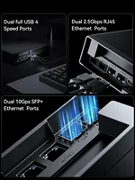 Mini PC MS-01 MiniWorkStation Intel Core i5 i9 DDR5 5200MT/s vPro Enterprise Support, 2x10Gbps SFP+LAN/2x2.5G RJ45