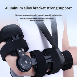 Penyangga Sendi Siku Multifungsi dari Paduan Aluminium yang Dapat Disesuaikan Sudutnya, Nyaman, Bernapas, untuk Rehabilitasi Medis Lengan - Product Image 4