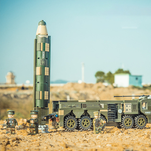 Nouvelle arrivée Panlos 628013 série militaire camion à missiles Super camion lourd bloc de construction - Product Image 3