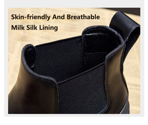 Bona-bottes en cuir véritable pour femme, chaussures à talon, semelle épaisse, pour randonnée, CHELSEA, <span class=keywords><strong>chasse</strong></span> blanche, imperméables, nouvelle collection - Product Image 6