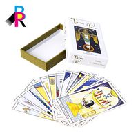 Vente en gros de cartes de tarot originales imprimées sur mesure OEM Cartes de tarot personnalisées avec guide