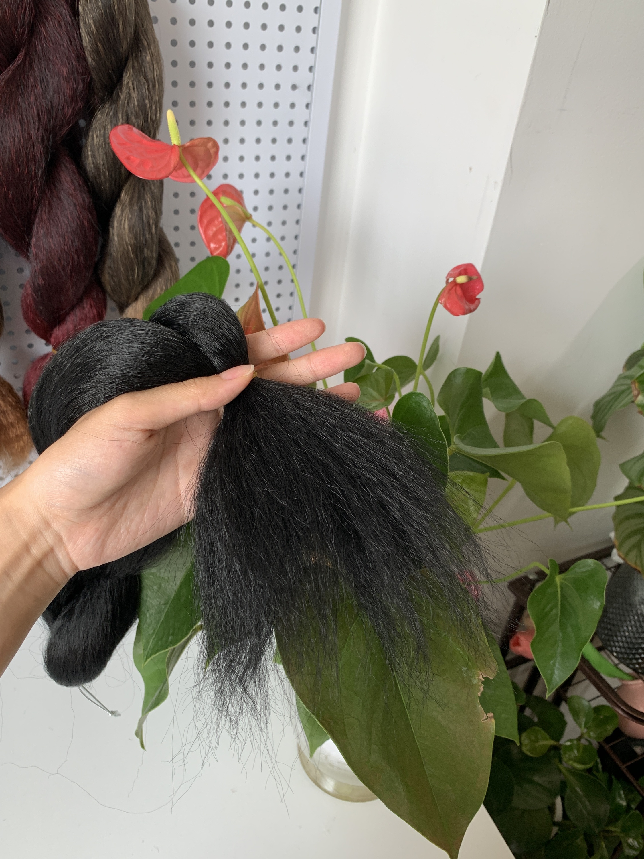 Hot Selling Jumbo Braiding Hair 26Inch African Crochet Braids 165g Wholesale Synthetic Yaki for Extensions Machine Double Weft Detail Section 3