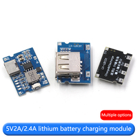 Module de charge et de décharge de batterie au lithium 5V 2.4A, entrée et sortie USB C, carte de batterie externe