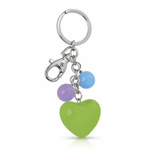 Portachiavi a Cuore in Acrilico Verde - Categoria Prodotti - Product Image 2