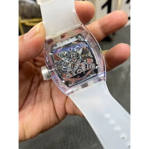 Sapphire Crystal Barrel-shaped Luxury Sports Water-resistant Tourbillon <b>Automatic</b> Mechanical Watch for Both Men and Women - Product Image 4